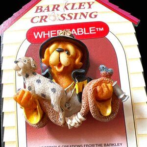 Barkley Crossing Limited Edition FIREMAN & DALMATION Brooch